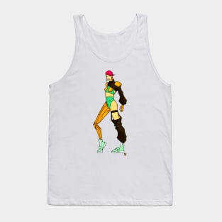 Cyberpunk Doodle 4 Tank Top